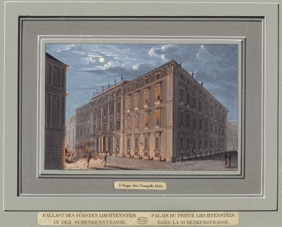 Palace of the Prince of Liechtenstein on Schenkenstrasse by T. Mollo